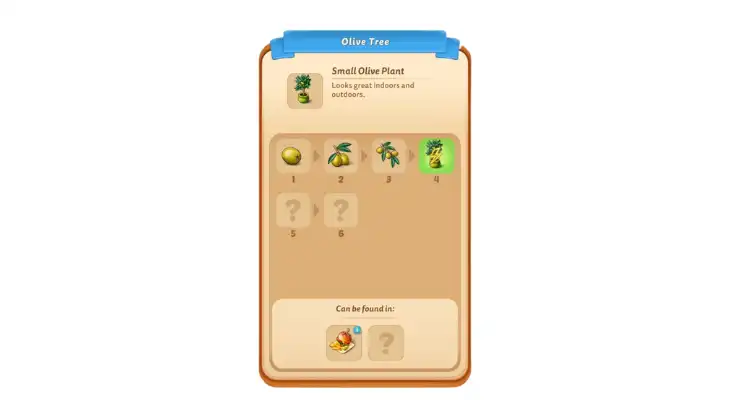 how to get small olive plant in merge mansion 