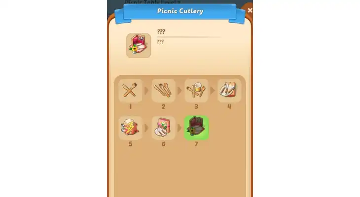 how to get picnic cutlery in merge mansion 