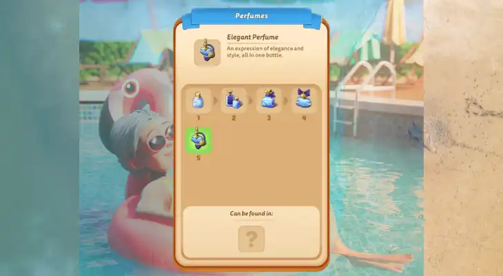 how to get perfume in grandma's pool party event